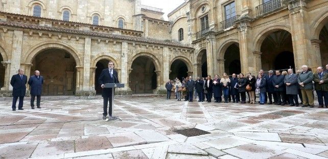 Carlos S. Campillo / ICAL El presidente del Gobierno, Mariano Rajoy durante los actos de la visita institucional a León