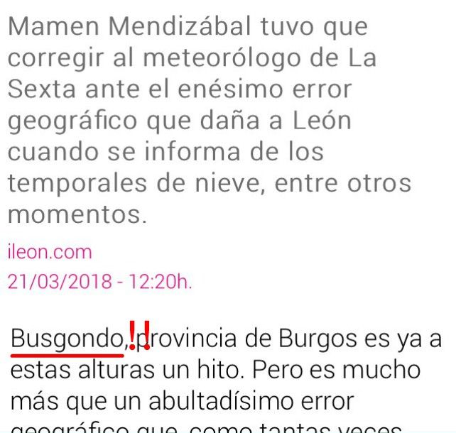 Intentamos señalar los errores de Busdongo en Burgos y Asturias, y zas: 'Busgondo'