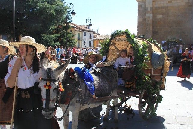 Fiesta de San Froilán 2018 en León. Los detalles de los carros son muy llamativos.