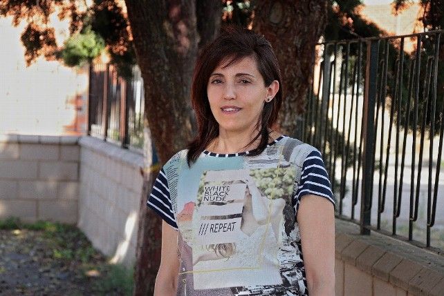 La alcaldesa de Valcabado del Páramo, Cristina de la Fuente. / Peio García / ICAL